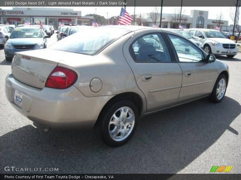 Light Almond Pearl Metallic / Dark Slate Gray 2003 Dodge Neon SXT