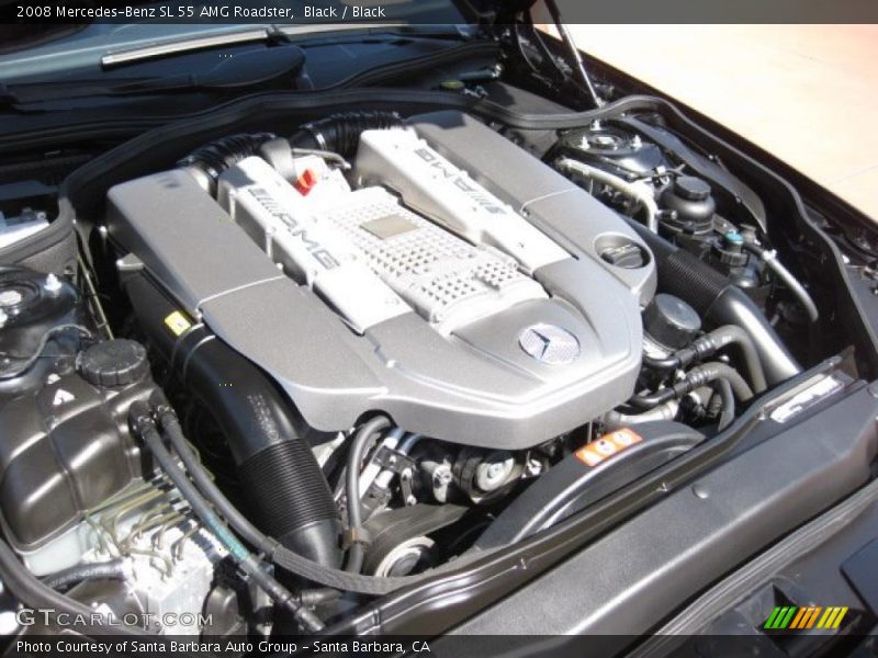  2008 SL 55 AMG Roadster Engine - 5.5 Liter AMG Supercharged SOHC 24-Valve VVT V8