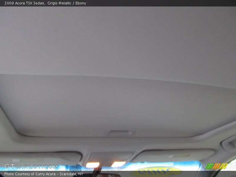 Grigio Metallic / Ebony 2009 Acura TSX Sedan