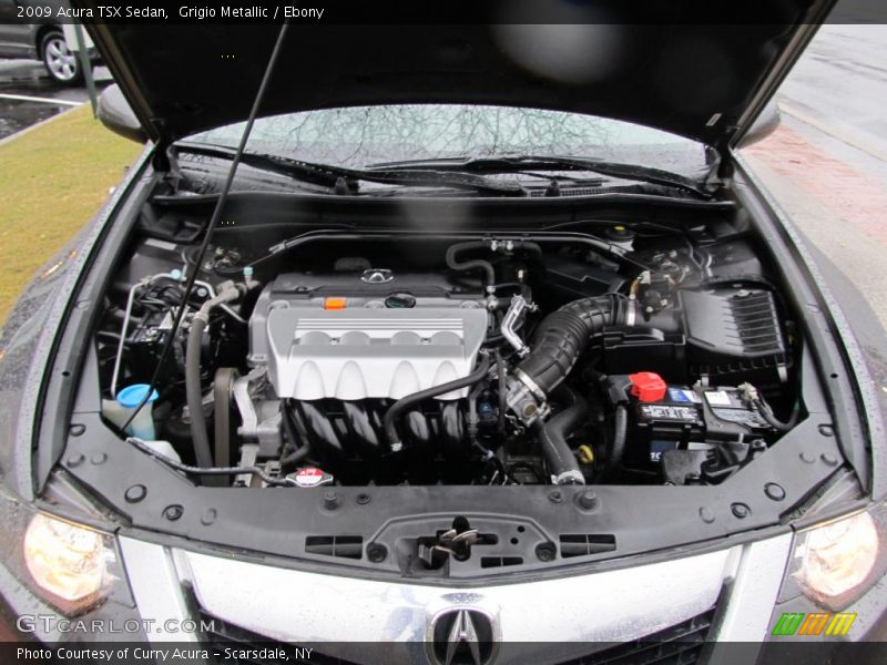 Grigio Metallic / Ebony 2009 Acura TSX Sedan