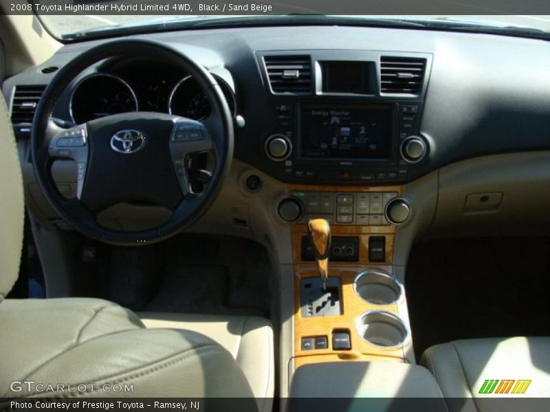 Black / Sand Beige 2008 Toyota Highlander Hybrid Limited 4WD