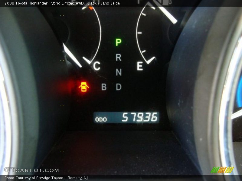 Black / Sand Beige 2008 Toyota Highlander Hybrid Limited 4WD