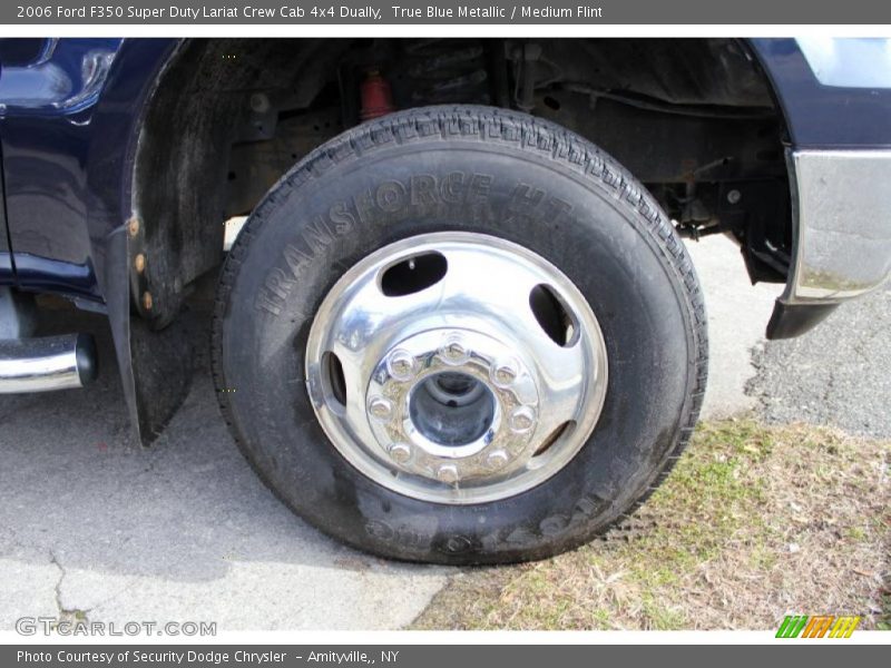 True Blue Metallic / Medium Flint 2006 Ford F350 Super Duty Lariat Crew Cab 4x4 Dually