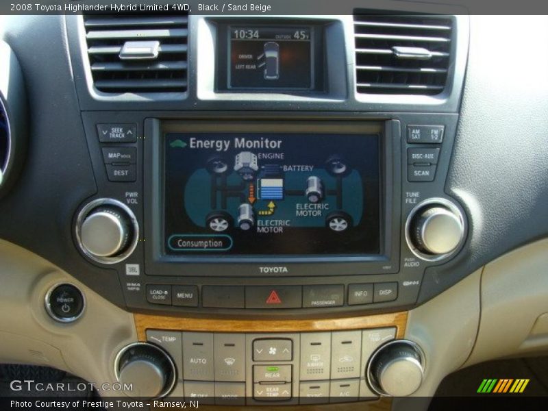 Black / Sand Beige 2008 Toyota Highlander Hybrid Limited 4WD