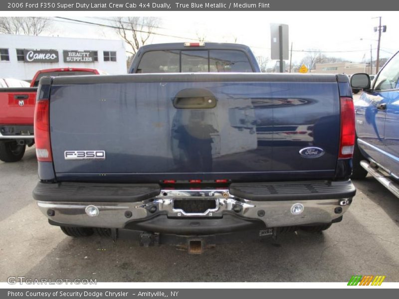 True Blue Metallic / Medium Flint 2006 Ford F350 Super Duty Lariat Crew Cab 4x4 Dually