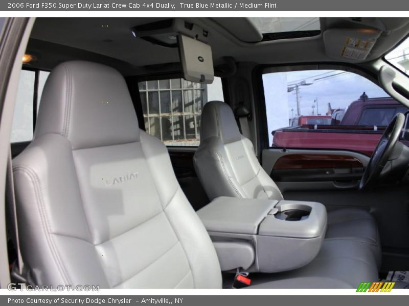 True Blue Metallic / Medium Flint 2006 Ford F350 Super Duty Lariat Crew Cab 4x4 Dually