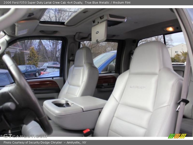 True Blue Metallic / Medium Flint 2006 Ford F350 Super Duty Lariat Crew Cab 4x4 Dually
