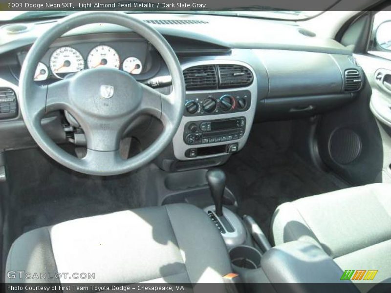 Light Almond Pearl Metallic / Dark Slate Gray 2003 Dodge Neon SXT