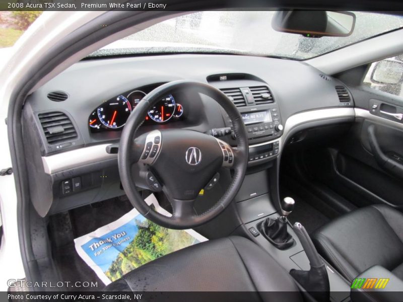 Ebony Interior - 2008 TSX Sedan 