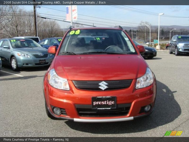 Sunlight Copper Metallic / Black 2008 Suzuki SX4 Crossover Touring AWD