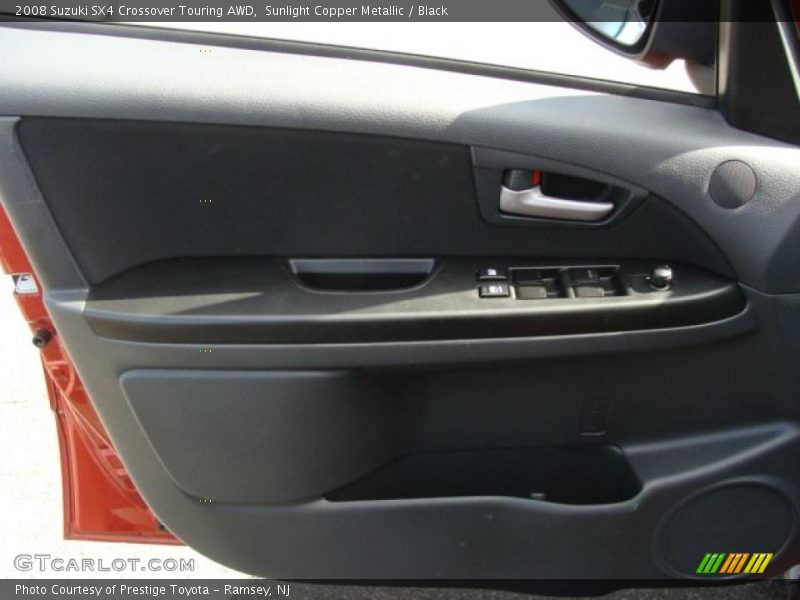 Sunlight Copper Metallic / Black 2008 Suzuki SX4 Crossover Touring AWD