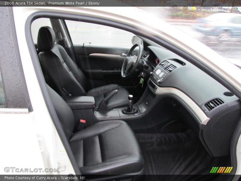  2008 TSX Sedan Ebony Interior