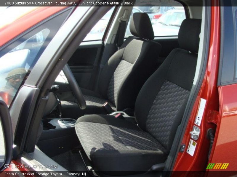 Sunlight Copper Metallic / Black 2008 Suzuki SX4 Crossover Touring AWD