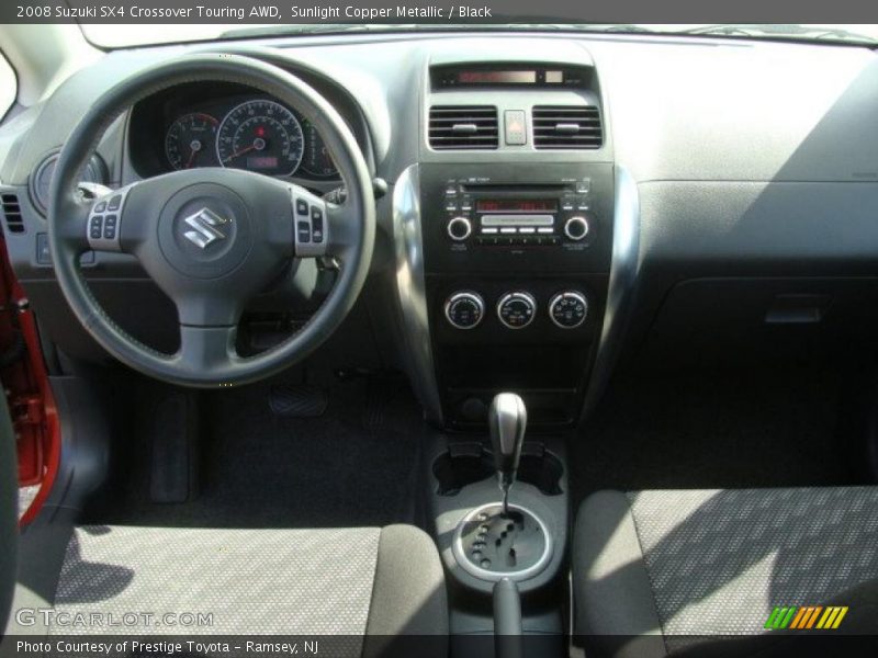 Sunlight Copper Metallic / Black 2008 Suzuki SX4 Crossover Touring AWD