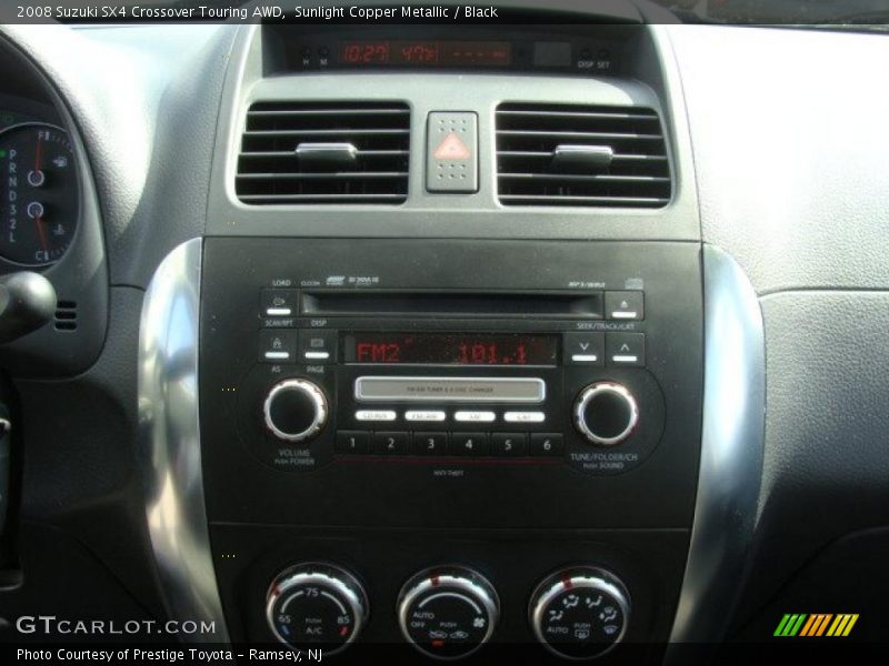 Sunlight Copper Metallic / Black 2008 Suzuki SX4 Crossover Touring AWD