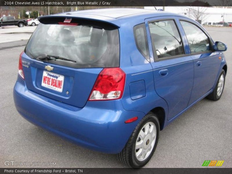 Bright Blue Metallic / Gray 2004 Chevrolet Aveo LS Hatchback