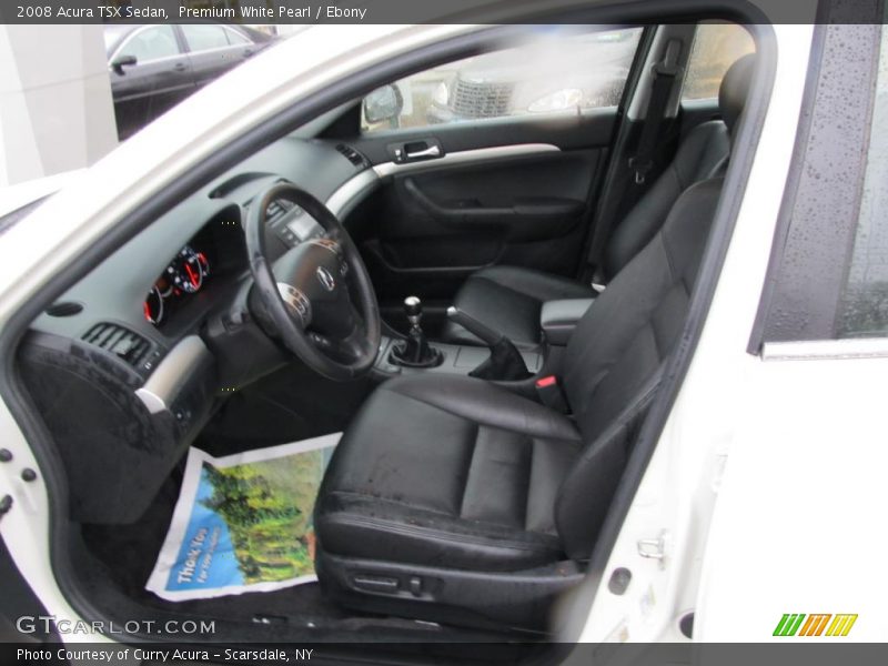  2008 TSX Sedan Ebony Interior