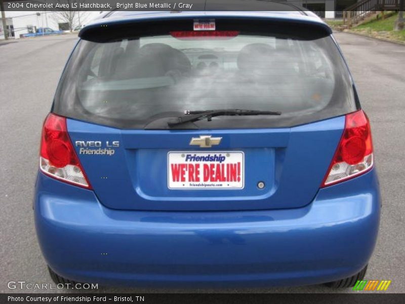 Bright Blue Metallic / Gray 2004 Chevrolet Aveo LS Hatchback