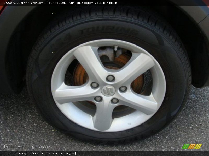 Sunlight Copper Metallic / Black 2008 Suzuki SX4 Crossover Touring AWD