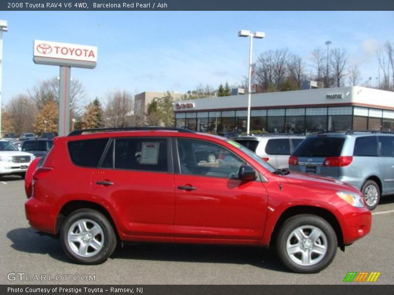 Barcelona Red Pearl / Ash 2008 Toyota RAV4 V6 4WD