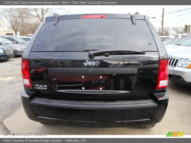 Black / Dark Slate Gray/Light Graystone 2008 Jeep Grand Cherokee Laredo 4x4