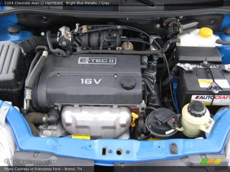  2004 Aveo LS Hatchback Engine - 1.6 Liter DOHC 16-Valve 4 Cylinder