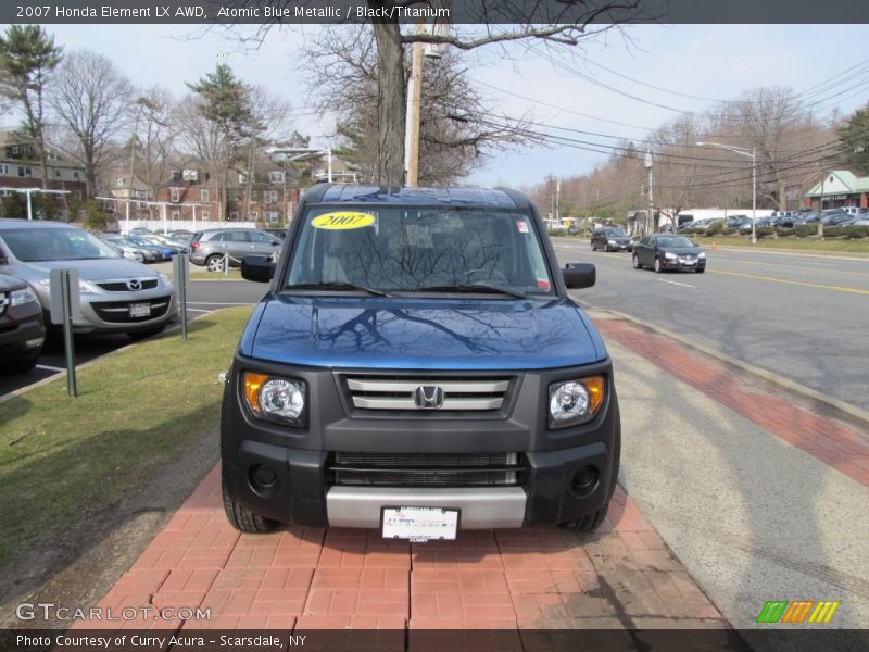 Atomic Blue Metallic / Black/Titanium 2007 Honda Element LX AWD