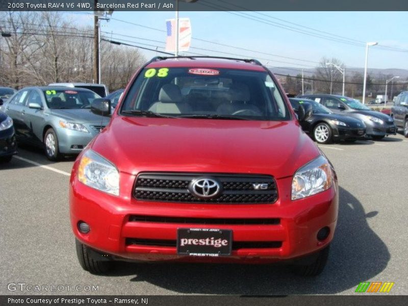 Barcelona Red Pearl / Ash 2008 Toyota RAV4 V6 4WD