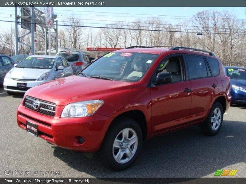 Barcelona Red Pearl / Ash 2008 Toyota RAV4 V6 4WD