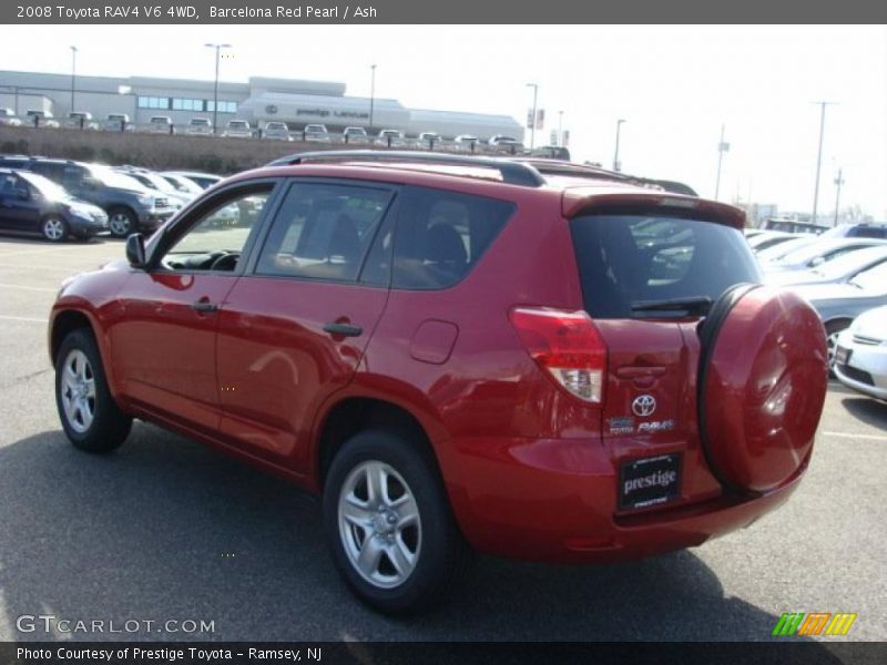 Barcelona Red Pearl / Ash 2008 Toyota RAV4 V6 4WD