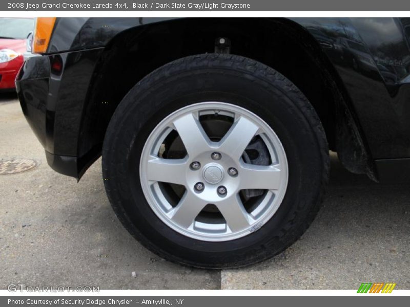 Black / Dark Slate Gray/Light Graystone 2008 Jeep Grand Cherokee Laredo 4x4