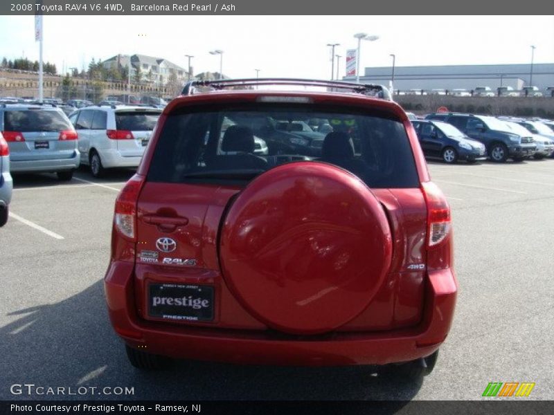 Barcelona Red Pearl / Ash 2008 Toyota RAV4 V6 4WD