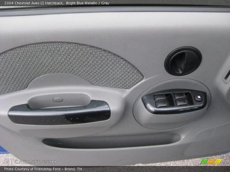 Bright Blue Metallic / Gray 2004 Chevrolet Aveo LS Hatchback