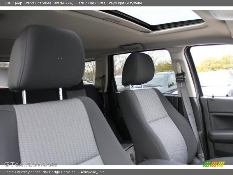 Black / Dark Slate Gray/Light Graystone 2008 Jeep Grand Cherokee Laredo 4x4
