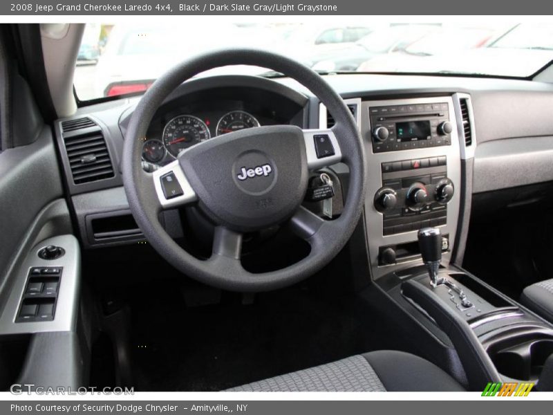 Black / Dark Slate Gray/Light Graystone 2008 Jeep Grand Cherokee Laredo 4x4