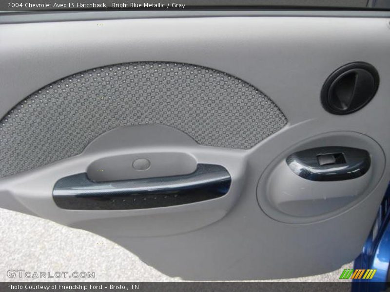 Bright Blue Metallic / Gray 2004 Chevrolet Aveo LS Hatchback