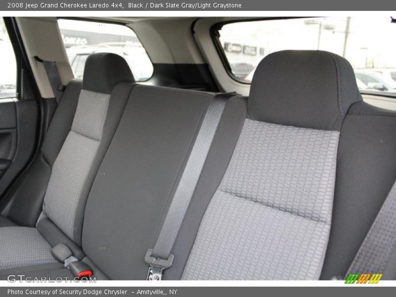 Black / Dark Slate Gray/Light Graystone 2008 Jeep Grand Cherokee Laredo 4x4