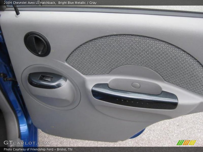 Bright Blue Metallic / Gray 2004 Chevrolet Aveo LS Hatchback