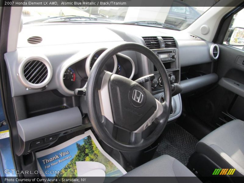 Atomic Blue Metallic / Black/Titanium 2007 Honda Element LX AWD