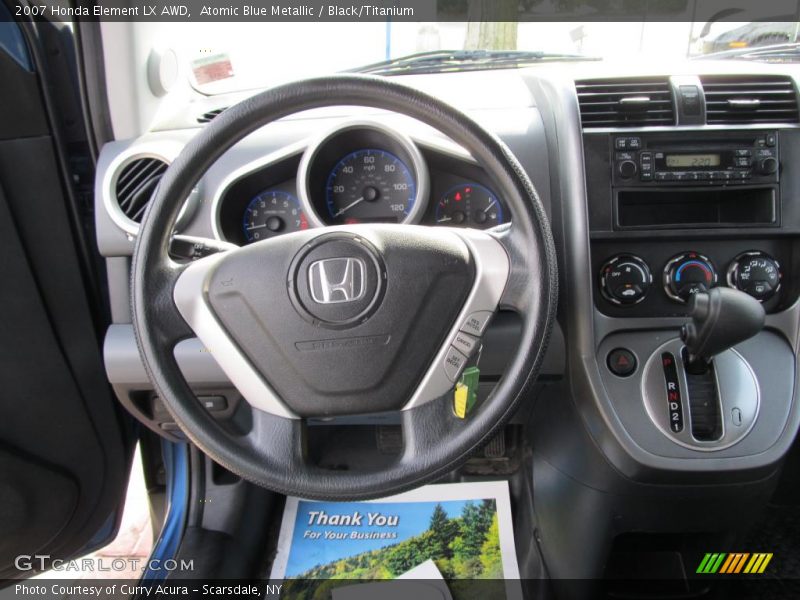 Atomic Blue Metallic / Black/Titanium 2007 Honda Element LX AWD