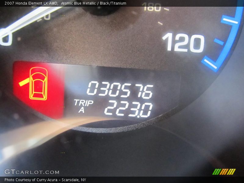 Atomic Blue Metallic / Black/Titanium 2007 Honda Element LX AWD