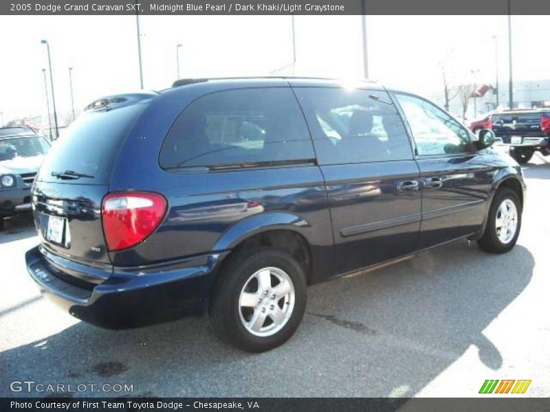 Midnight Blue Pearl / Dark Khaki/Light Graystone 2005 Dodge Grand Caravan SXT
