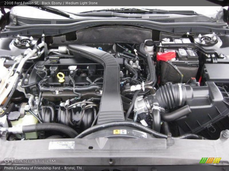 Black Ebony / Medium Light Stone 2008 Ford Fusion SE