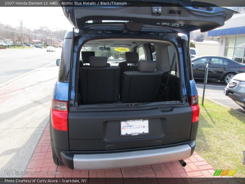 Atomic Blue Metallic / Black/Titanium 2007 Honda Element LX AWD
