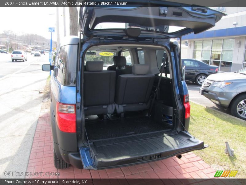 Atomic Blue Metallic / Black/Titanium 2007 Honda Element LX AWD