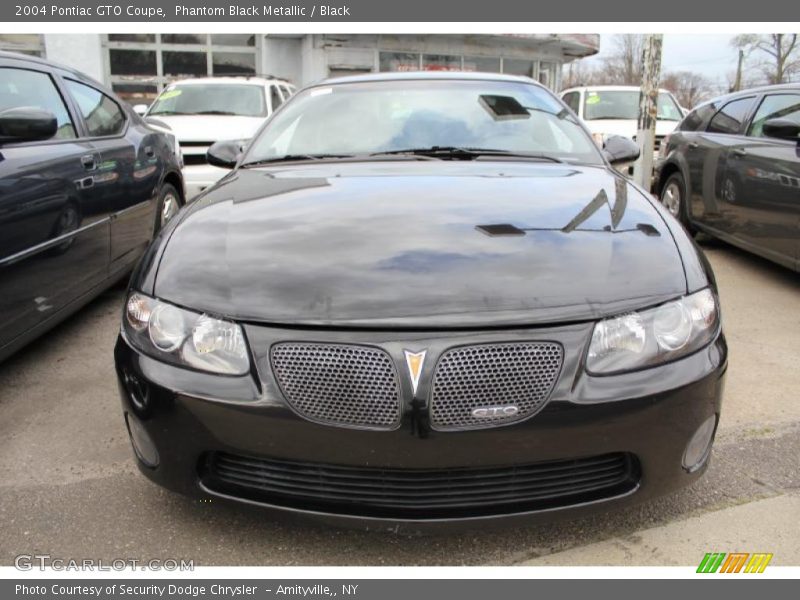 Phantom Black Metallic / Black 2004 Pontiac GTO Coupe