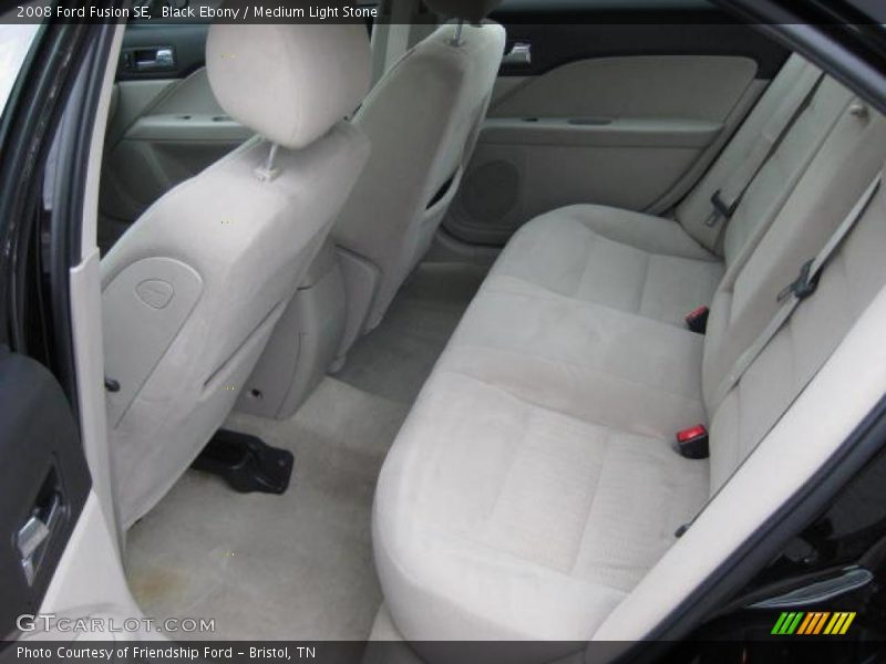 Black Ebony / Medium Light Stone 2008 Ford Fusion SE