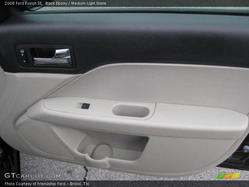 Black Ebony / Medium Light Stone 2008 Ford Fusion SE