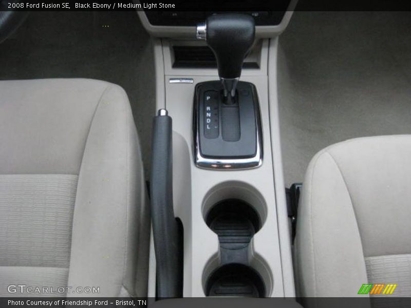 Black Ebony / Medium Light Stone 2008 Ford Fusion SE