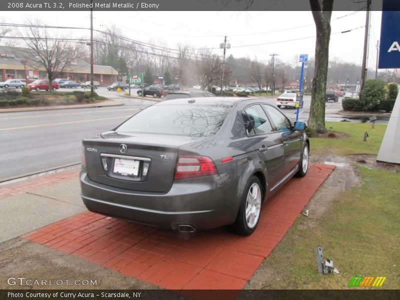 Polished Metal Metallic / Ebony 2008 Acura TL 3.2